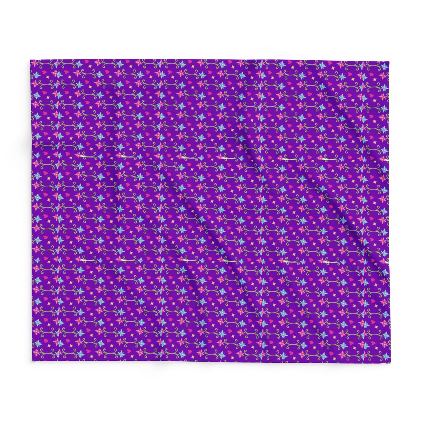 Cozy Purple Fleece Blanket, Soft Throw for Home Decor, Ideal Gift for Winter, Valentine's Day, or Cozy Movie Nights, Snuggle Up
