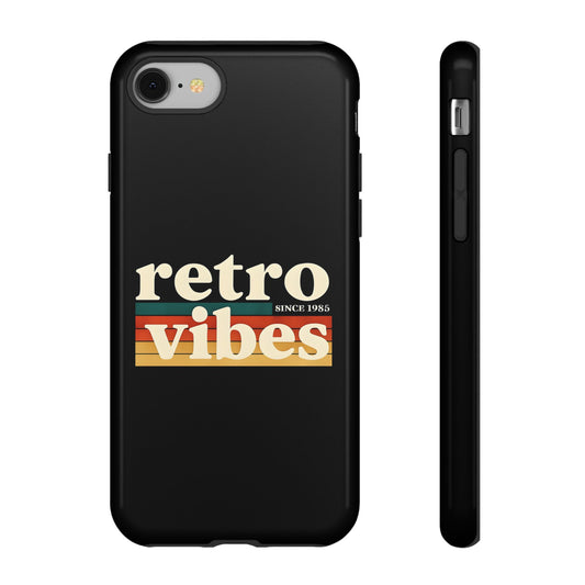 Retro Vibes Phone Case, Tough Phone Cover, Vintage Style Case, Gift for Music Lovers, Retro Aesthetic Accessory
