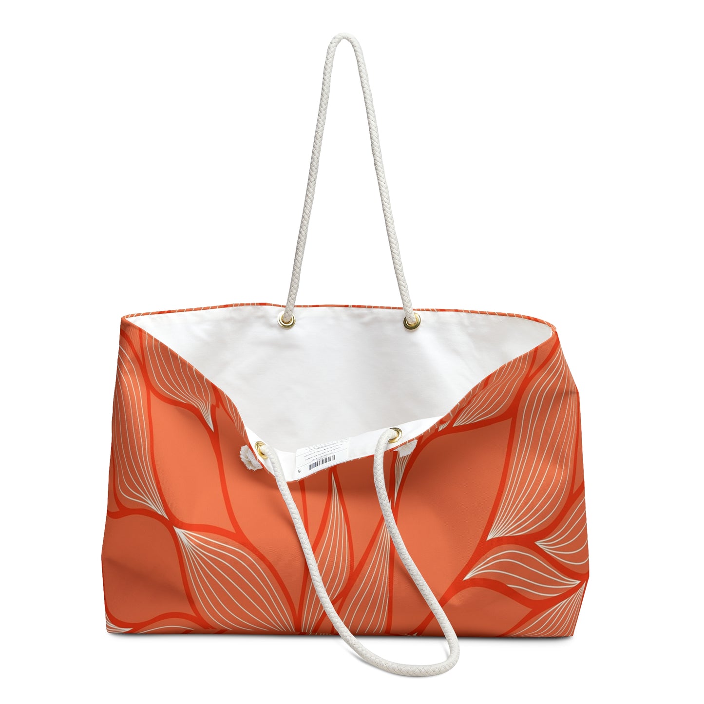 Stylish Weekender Bag with Elegant Leaf Design, Travel Tote, Beach Bag, Overnight Bag, Gift for Her, Summer Essentials