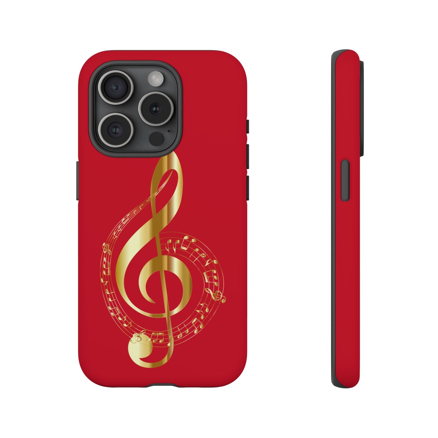 Tough Cases - Red Musical Note