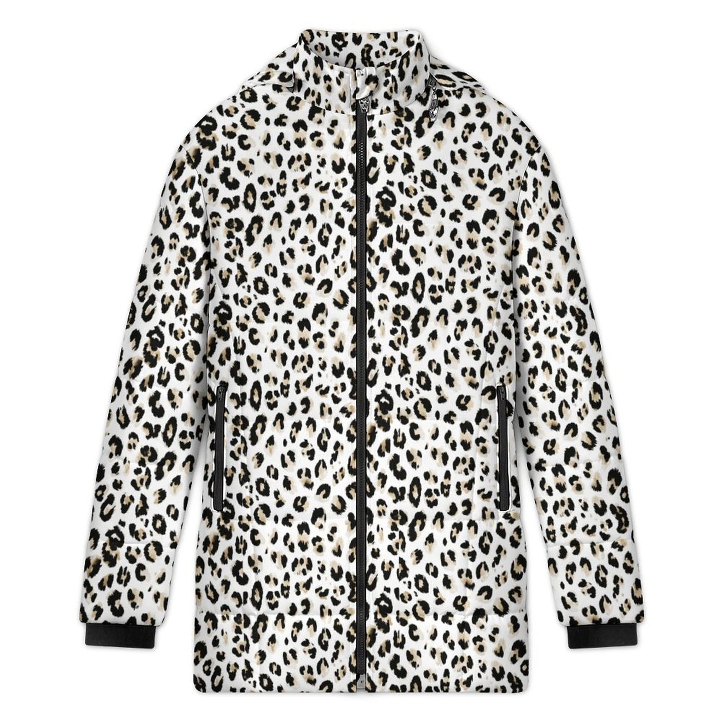 Winter Quilted Long-Sleeve Hooded Outerwear