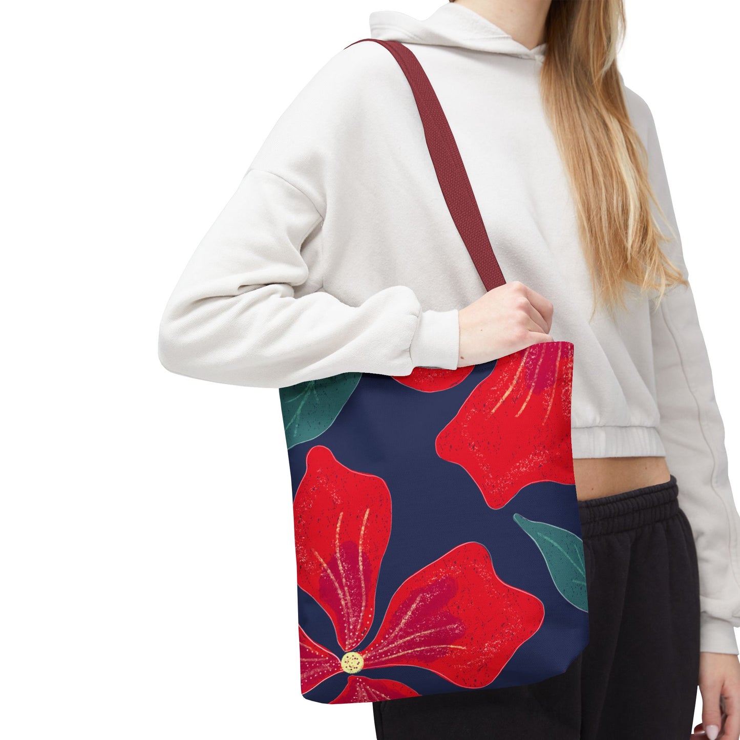 Vibrant Floral Tote Bag, Stylish Shopping Bag, Eco-Friendly Handbag, Chic Summer Tote, Perfect Gift for Her