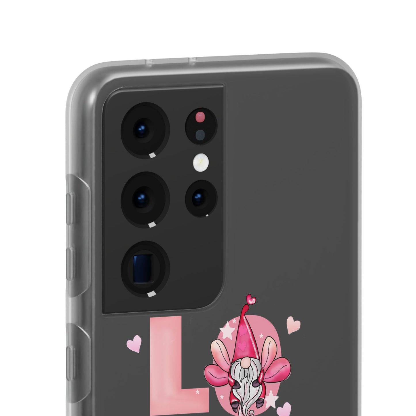 Love Gnome Phone Case — Cute Pink Valentine Flexi Case