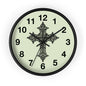 Elegant Cross Wall Clock | Faith-Inspired Home Decor, Unique Gift for Christians, Living Room Accent, Religious Wall Art