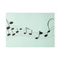 Musical Glass Cutting Board, Kitchen Decor, Gift for Musicians, Musical Notes Design, Home Cooking, Housewarming Gift, Unique Kitchenware