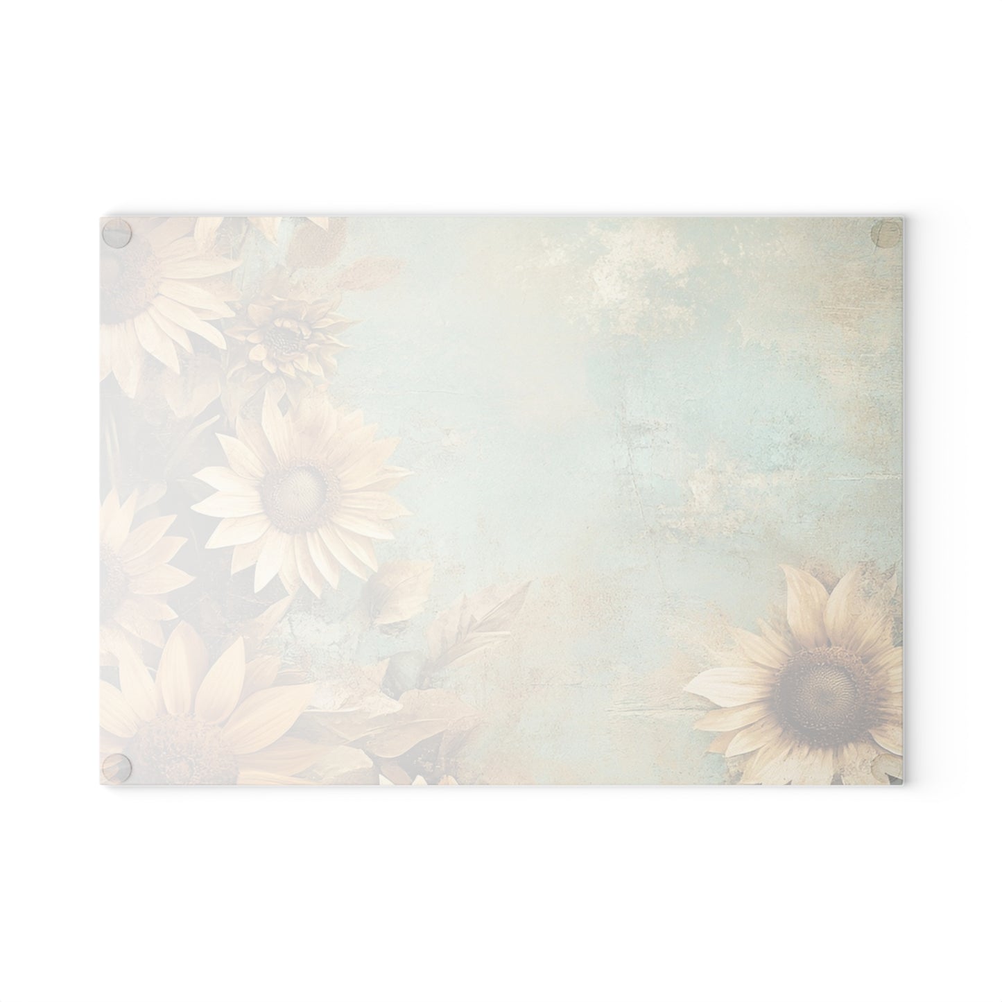 Sunflower Glass Cutting Board, Rustic Kitchen Decor, Unique Gift for Foodies & Home Chefs, Spring & Summer Serving Platter, Floral [...]