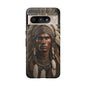 Native American Art Phone Case, Strong Culture Design, Unique Gift for Him or Her, Tough Cases, Customizable Protector, Tribal Style