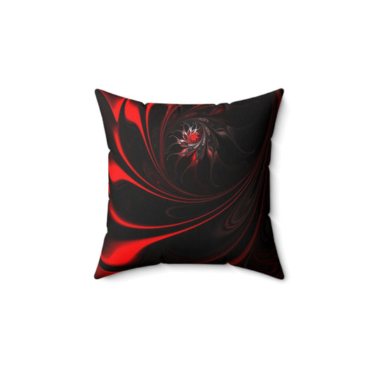 Bold Swirl Design Pillow, Abstract Home Decor Cushion, Modern Living Room Accessory
