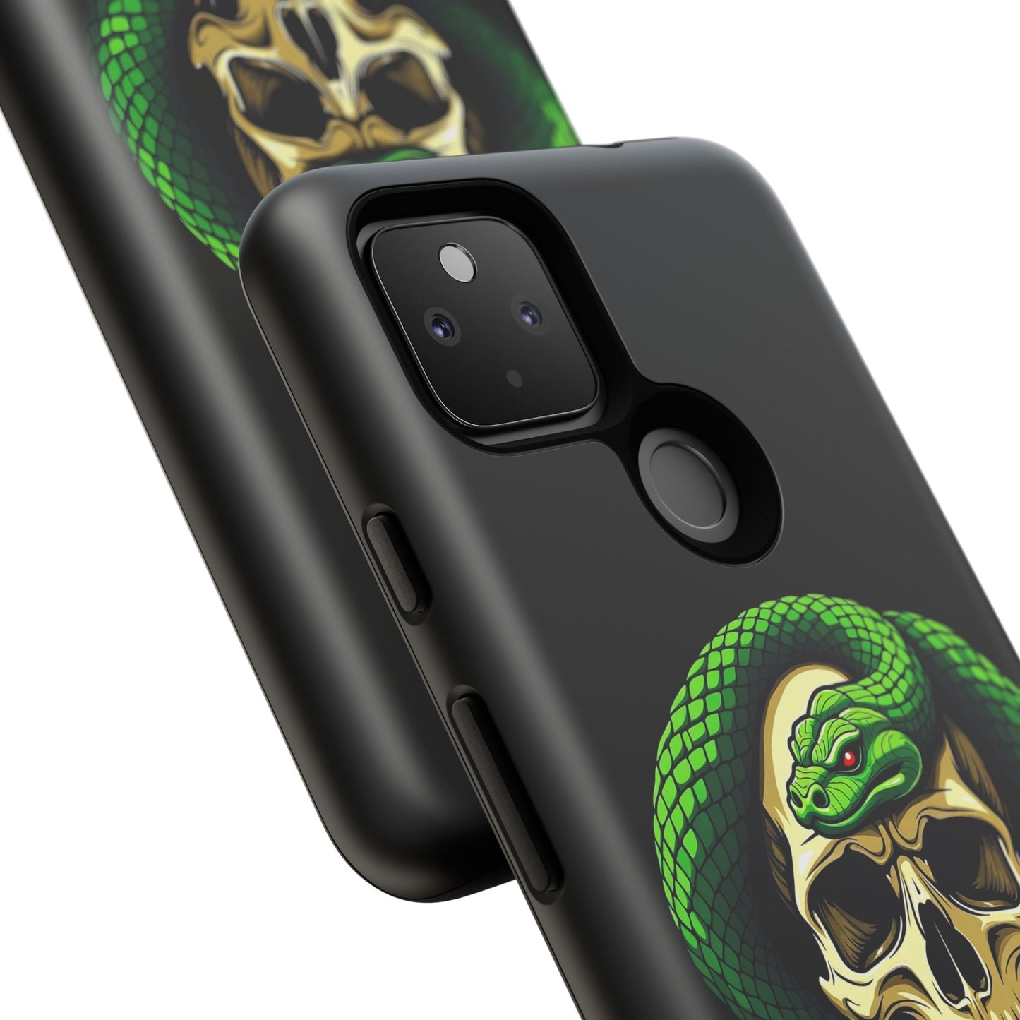 Skull & Snake Phone Case | Tough Cases, Protective Cover, Edgy Phone Accessories, Gothic Gift, Halloween Decor