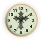 Elegant Cross Wall Clock | Faith-Inspired Home Decor, Unique Gift for Christians, Living Room Accent, Religious Wall Art