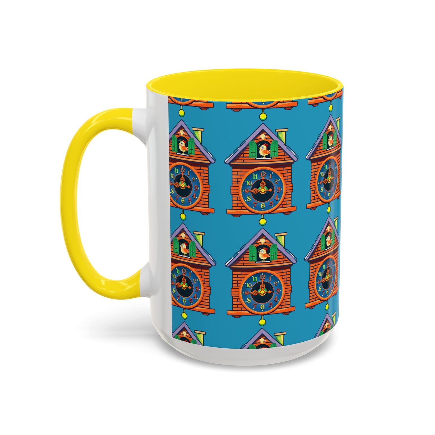 Whimsical Clock House Coffee Mug Unique Gift for Home Decor