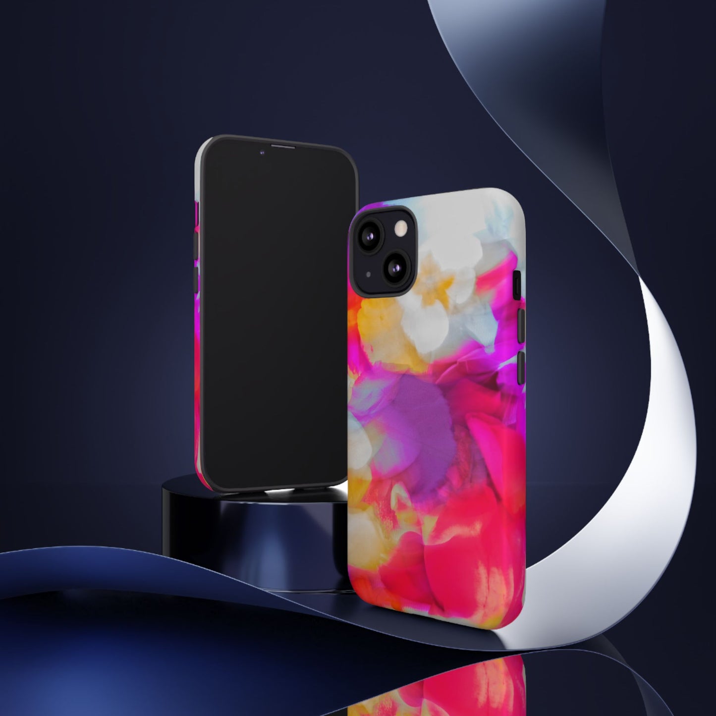 Floral Phone Case: Stylish Art for Your Device, Tough Cases, Gift for Her, Flower Print, Trendy Accessories, Phone Protection