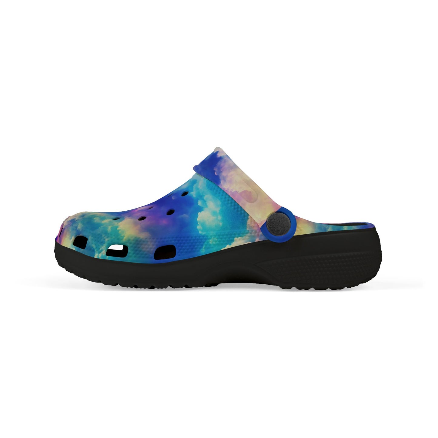 Colorful Kid's EVA Foam Clogs - Tie-Dye Waterproof Slip-Ons for Play, Summer, Parks, Beach, Joyful Footwear