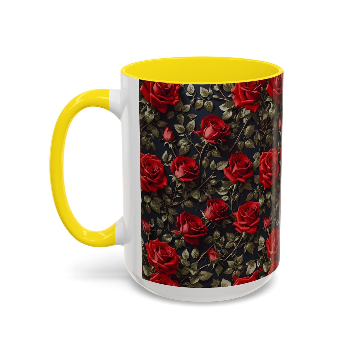 Elegant Floral Accent Coffee Mug - Perfect for Garden Lovers, Home Decor, Gift for Her, Tea Lovers, Mother's Day