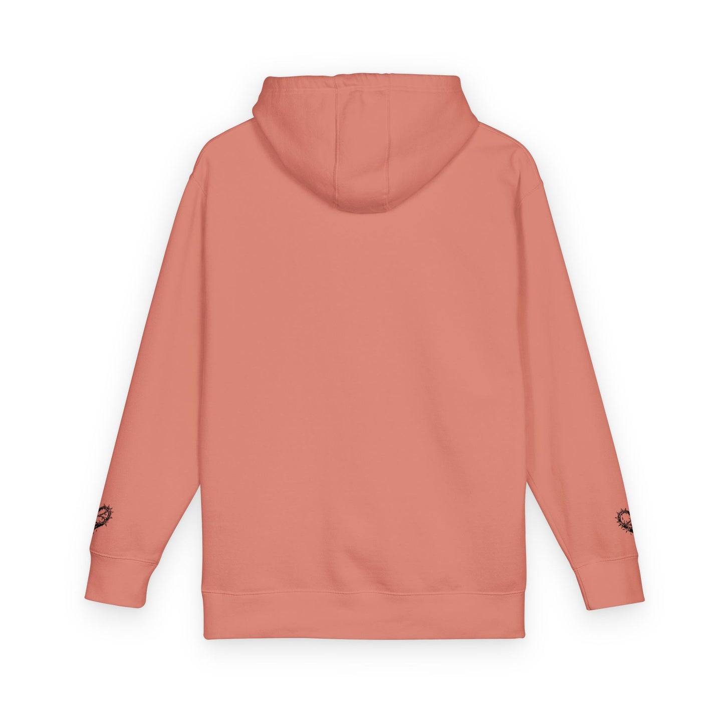 Heartfelt Unisex Fleece Hoodie, Cozy Gift, Casual Wear, Valentine's Day, Romantic Style