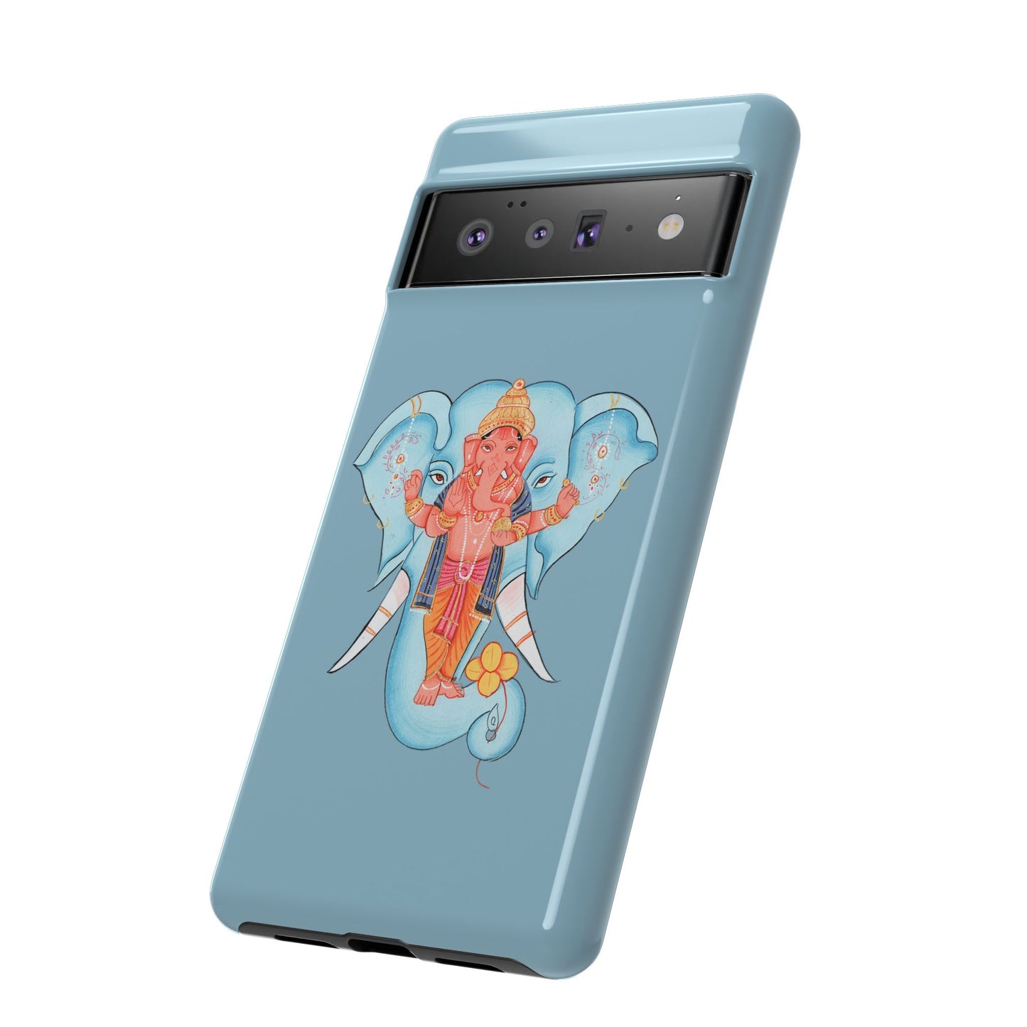 Tough Cases: Ganesh-Inspired Phone Case, Bohemian Phone Cover, Hindu Art Accessory, Festival Gift, Protective Phone Shell
