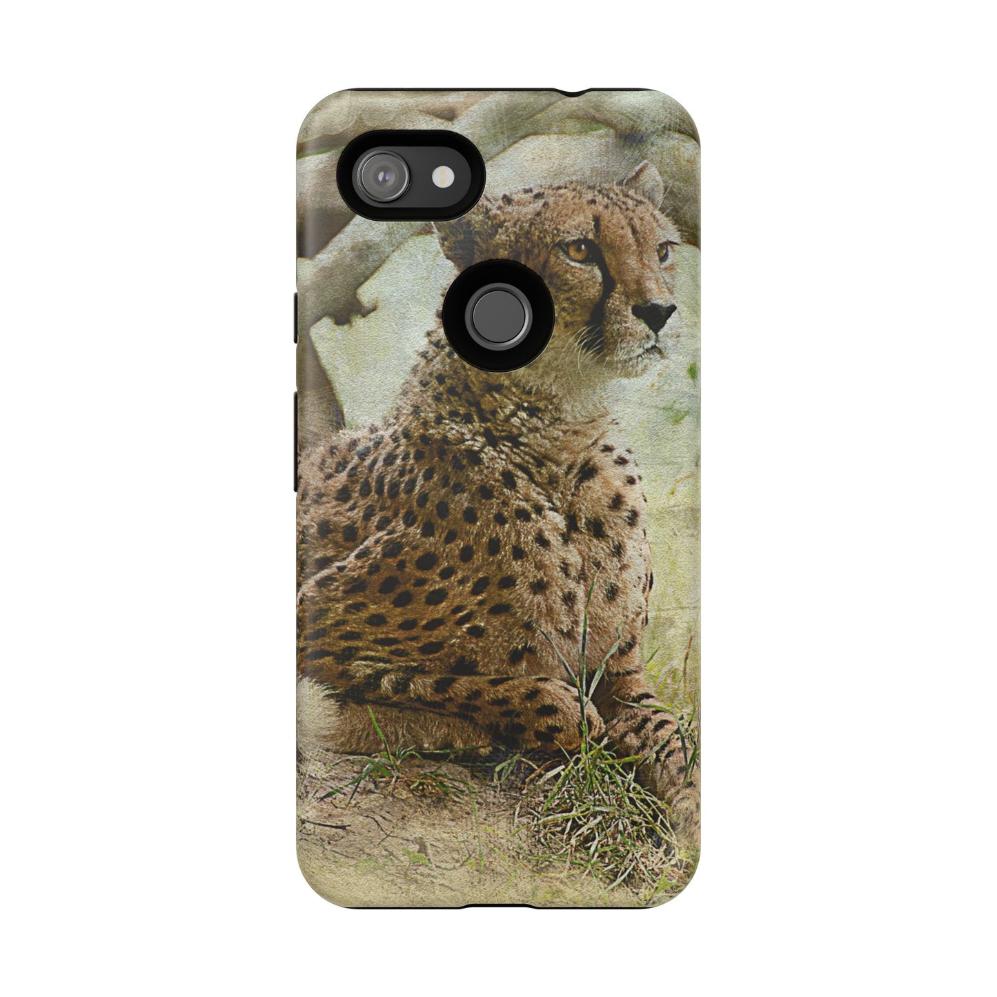 Cheetah Phone Case, Tough Cases, Animal Lover Gift, Wildlife Protection, Eco-Friendly Mobile Cover, Unique Phone Accessory