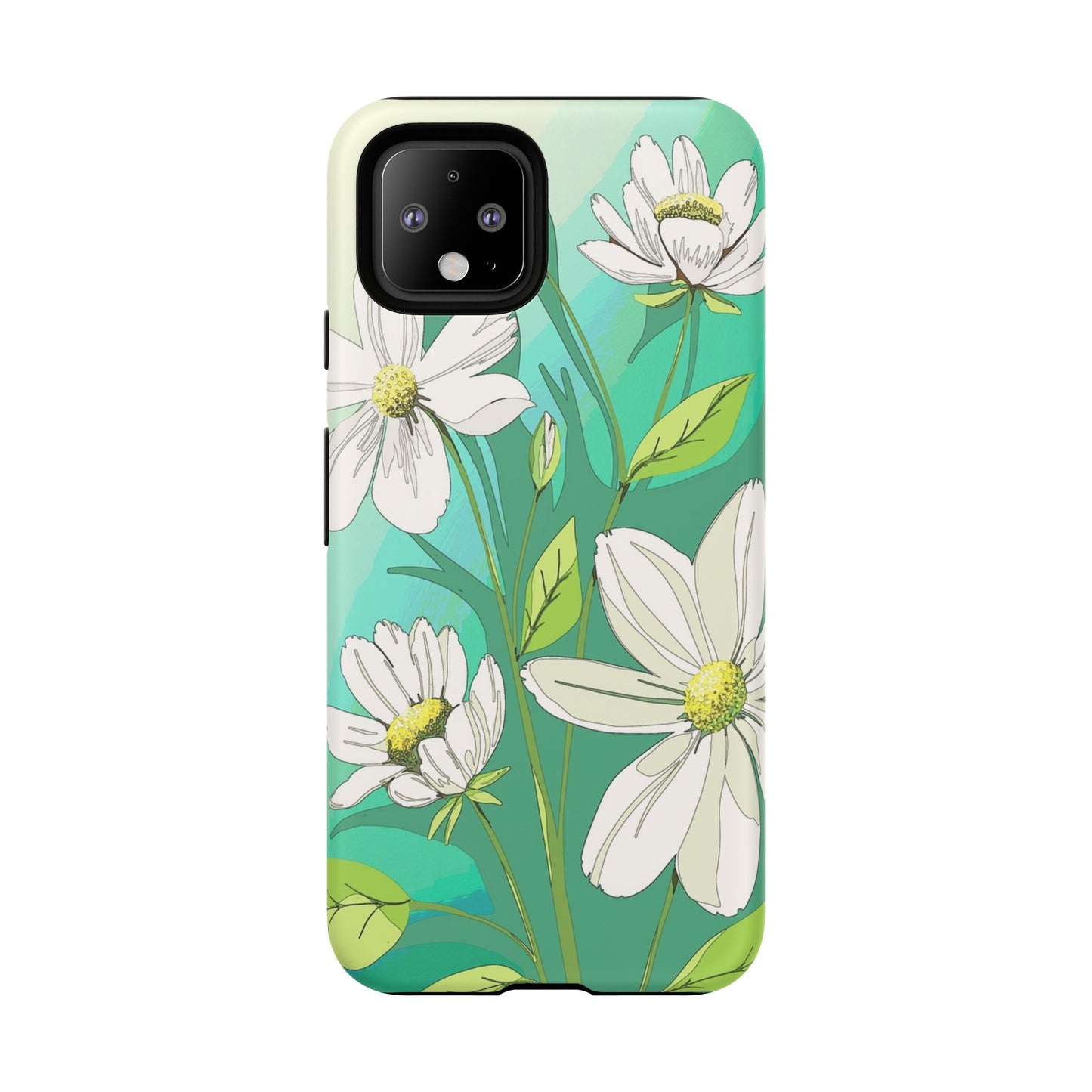 Floral Phone Case, Tough Cases, Flower Design, Nature Inspired, Eco-Friendly Cover, Unique Gift for Her, Spring Accessories