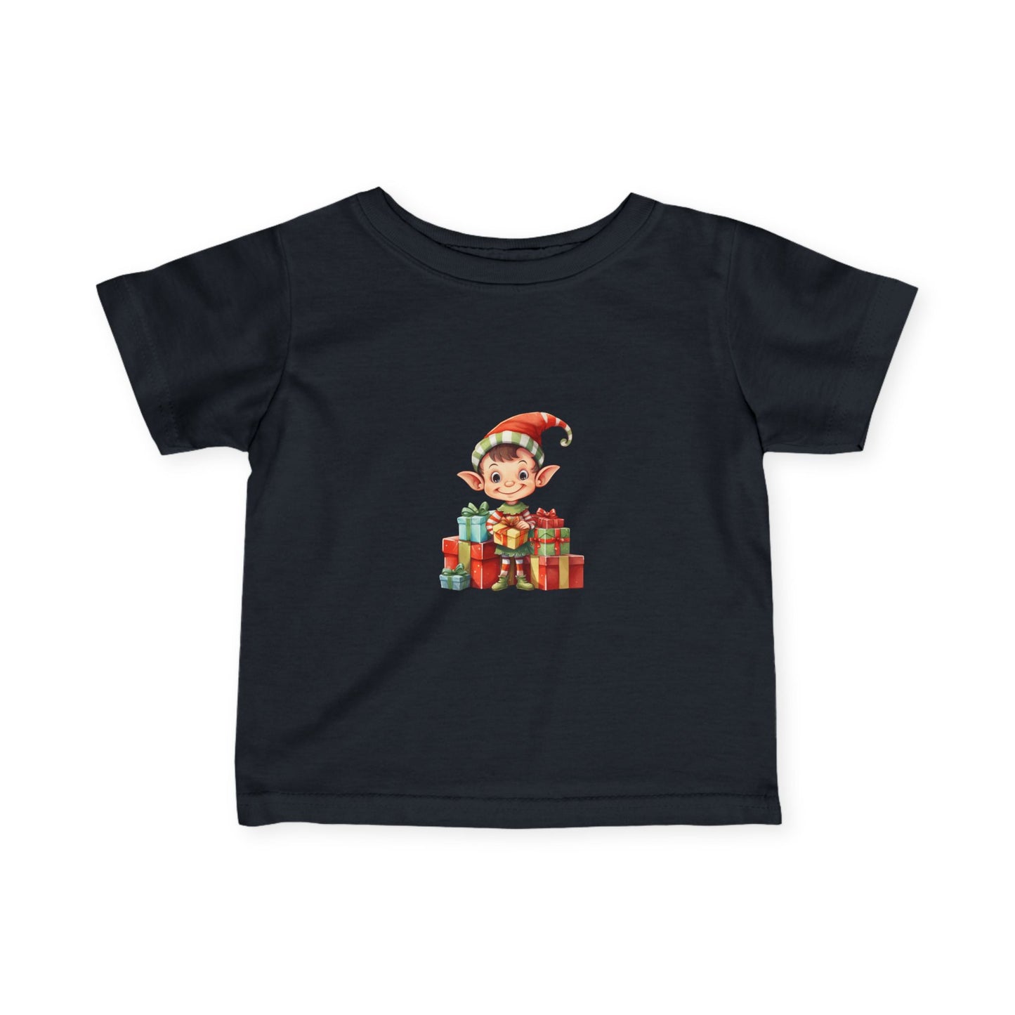 Christmas Elf Infant Tee, Cute Christmas Gift, Baby Holiday Outfit, Toddler Christmas Shirt, Kids Winter Apparel