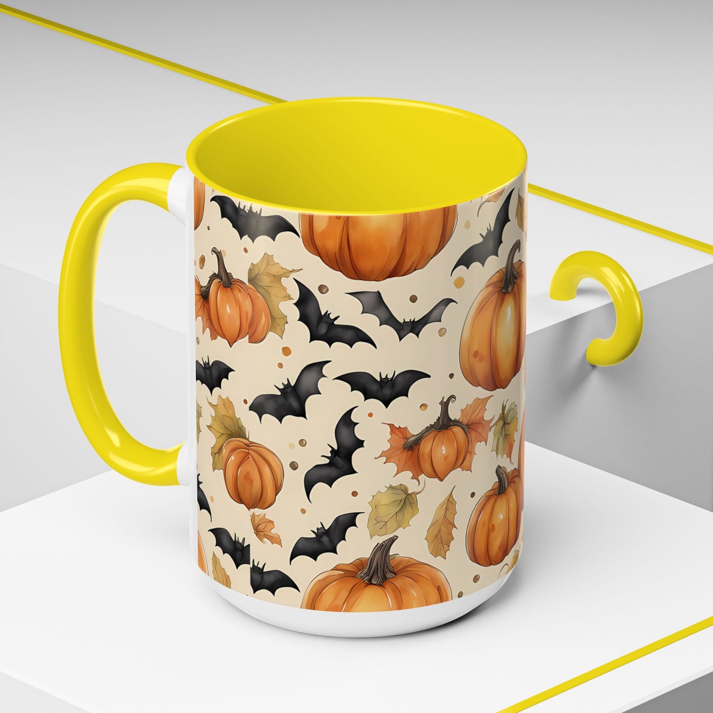 Pumpkin Halloween Coffee Mug, Fall Decor Mugs, Spooky Halloween Gifts, Autumn Drinkware, Seasonal Coffee Cups