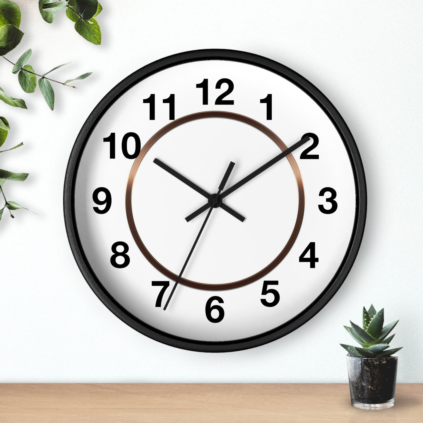 Elegant Minimalist Wall Clock for Modern Decor, Home Office Decor, Gift for Housewarming, Birthday Gift, Timeless Design