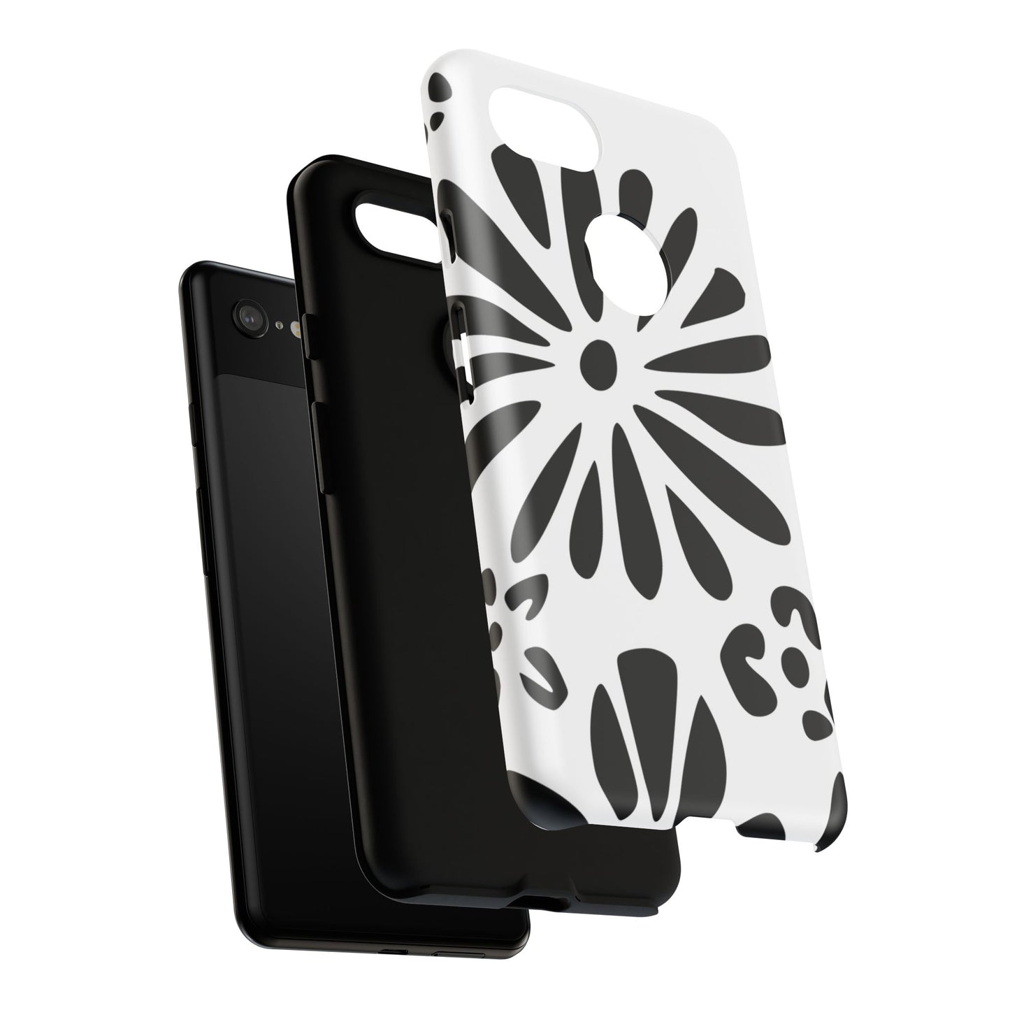 Stylish Phone Case with Floral Design, Tough Phone Cover for Her, Trendy Black and White Cell Phone Case, Unique Gift for Birthdays [...]