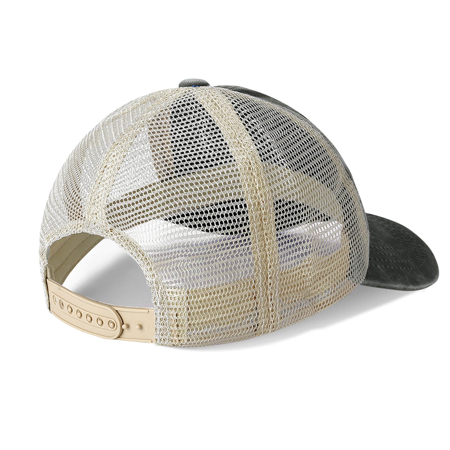 Cotton Trucker Hat for Casual Style - Skull and Roses