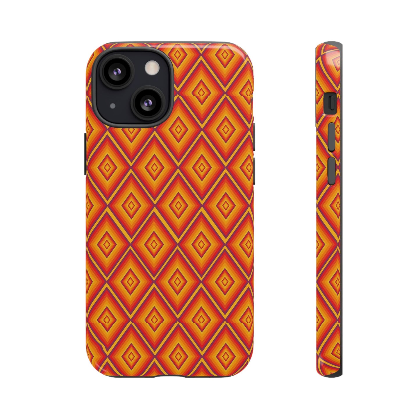 Geometric Phone Case, Tough Cases for Protection, Stylish Smartphone Cover, Vibrant Patterned Phone Accessory, Unique Gift Idea, [...]