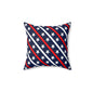 USA Patriotic Square Pillow, Decorative Cushion, Americana Home Decor, Fourth of July Gift, Star Stripes Pillow