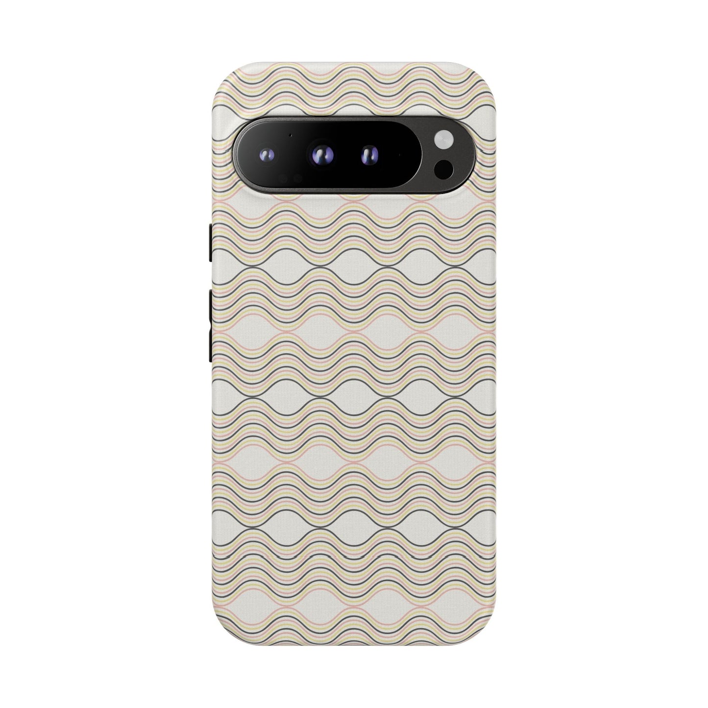 Stylish Phone Case for Tough Protection, Wavy Design, Chic Accessory, Gift for Her, Trendy Tech, Holiday Gift Idea