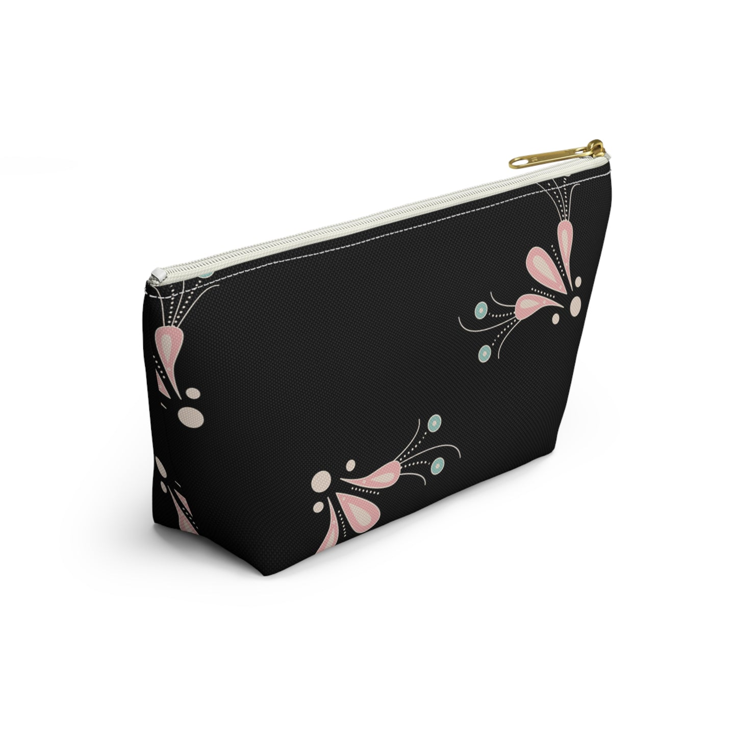 Chic Cosmetic Bag, Stylish Accessory Pouch, Makeup Organizer, Gift for Her, Floral Print Travel Case