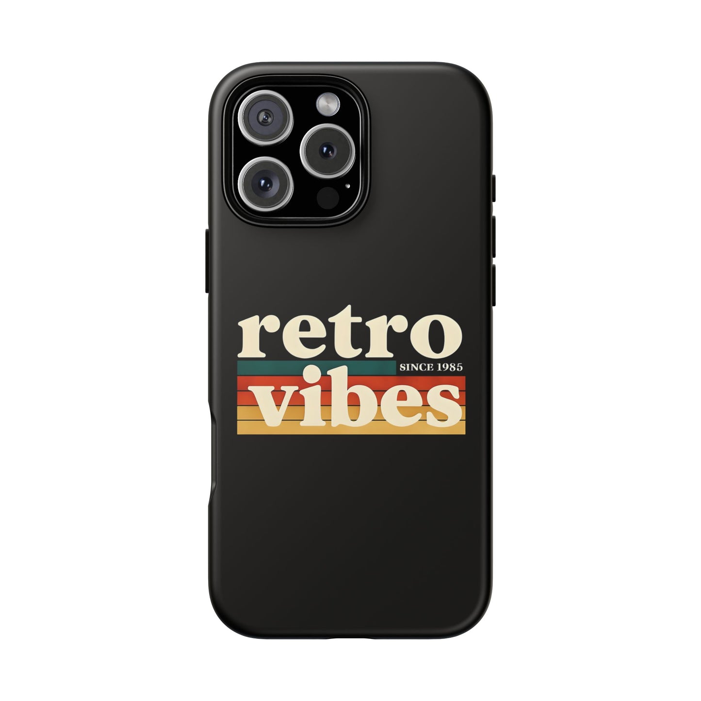 Retro Vibes Phone Case, Tough Phone Cover, Vintage Style Case, Gift for Music Lovers, Retro Aesthetic Accessory