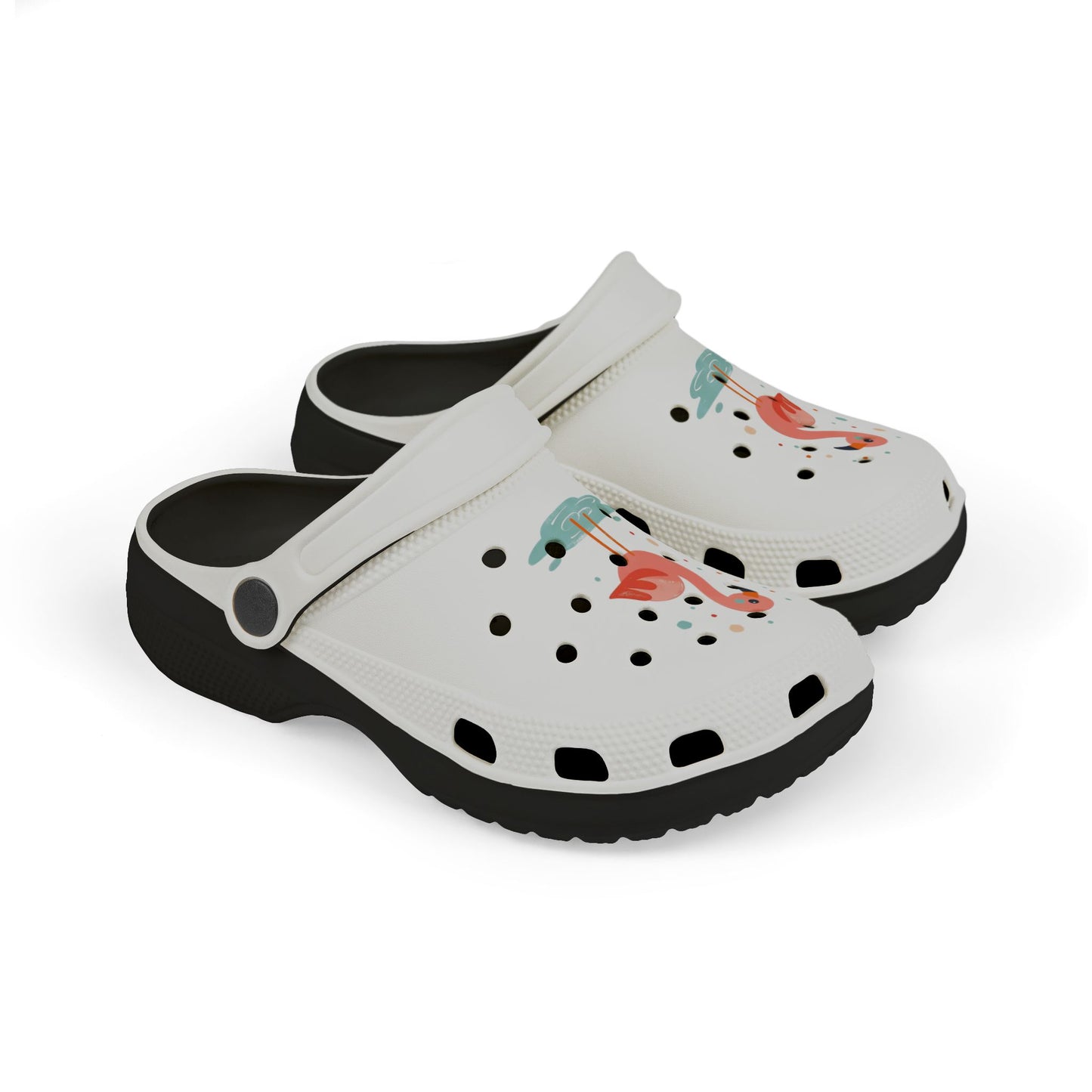 Kids' Fun Flamingo Clogs – Comfortable Footwear, Summer Style, Outdoor Play, Beach Fun, Gift for Kids