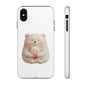 Cute Bear Phone Case, Tough Cases, Animal Lover Gift, Kids Accessories, Mother’s Day, Heartwarming Design
