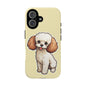 Cute Dog Phone Case, Pet Lover Gift, Custom Phone Cover, Cartoon Dog Case, Durable Phone Accessory