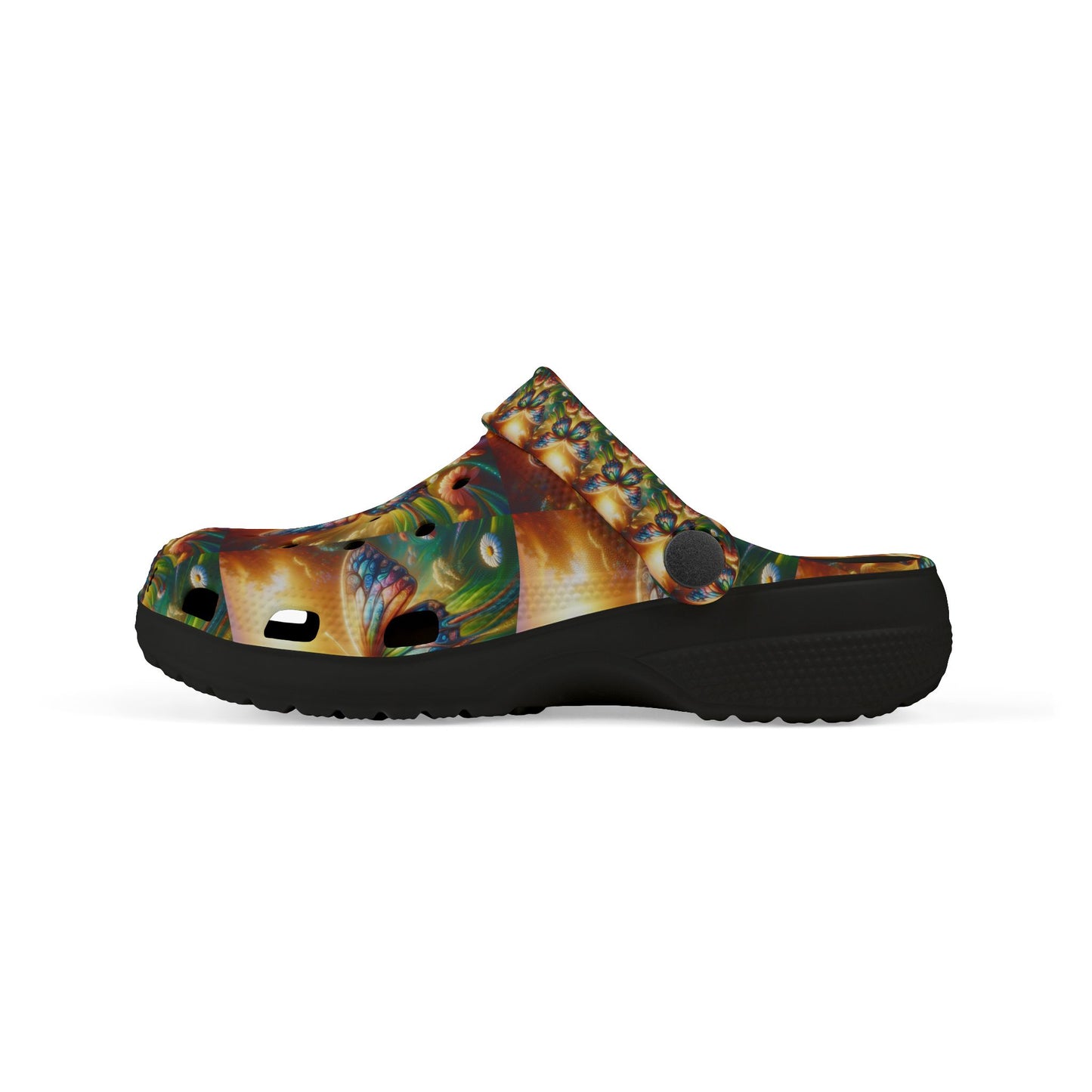 Colorful Butterfly Clogs for Kids - Fun Summer Footwear, Garden Play Shoes, Gift for Children, Holiday Essentials, Everyday Comfort