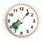 Guitar Wall Clock - Musicians Gift, Home Decor, Music Room Accessory, Timeless Instrument Art, Unique Bedroom Decor