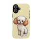 Cute Dog Phone Case, Pet Lover Gift, Custom Phone Cover, Cartoon Dog Case, Durable Phone Accessory