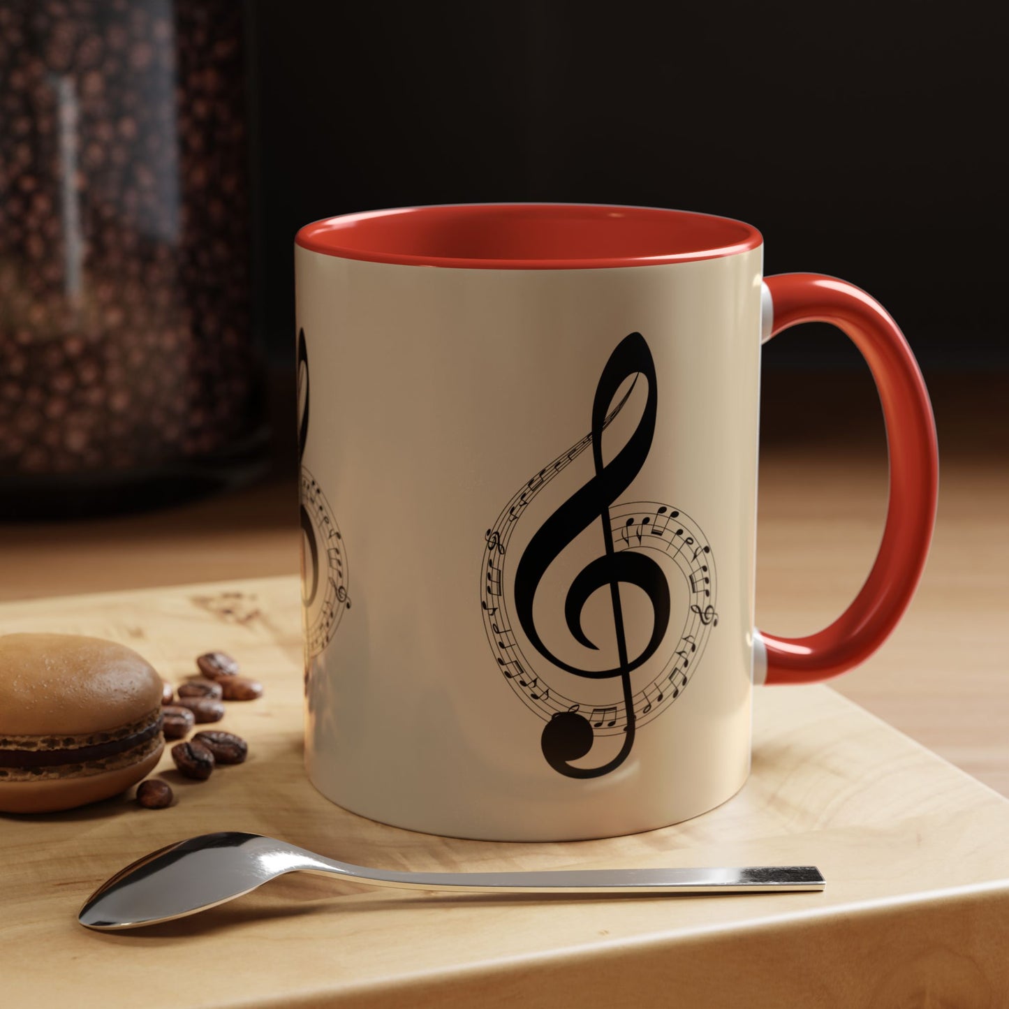 Musical Notes Coffee Mug - Perfect Gift for Music Lovers