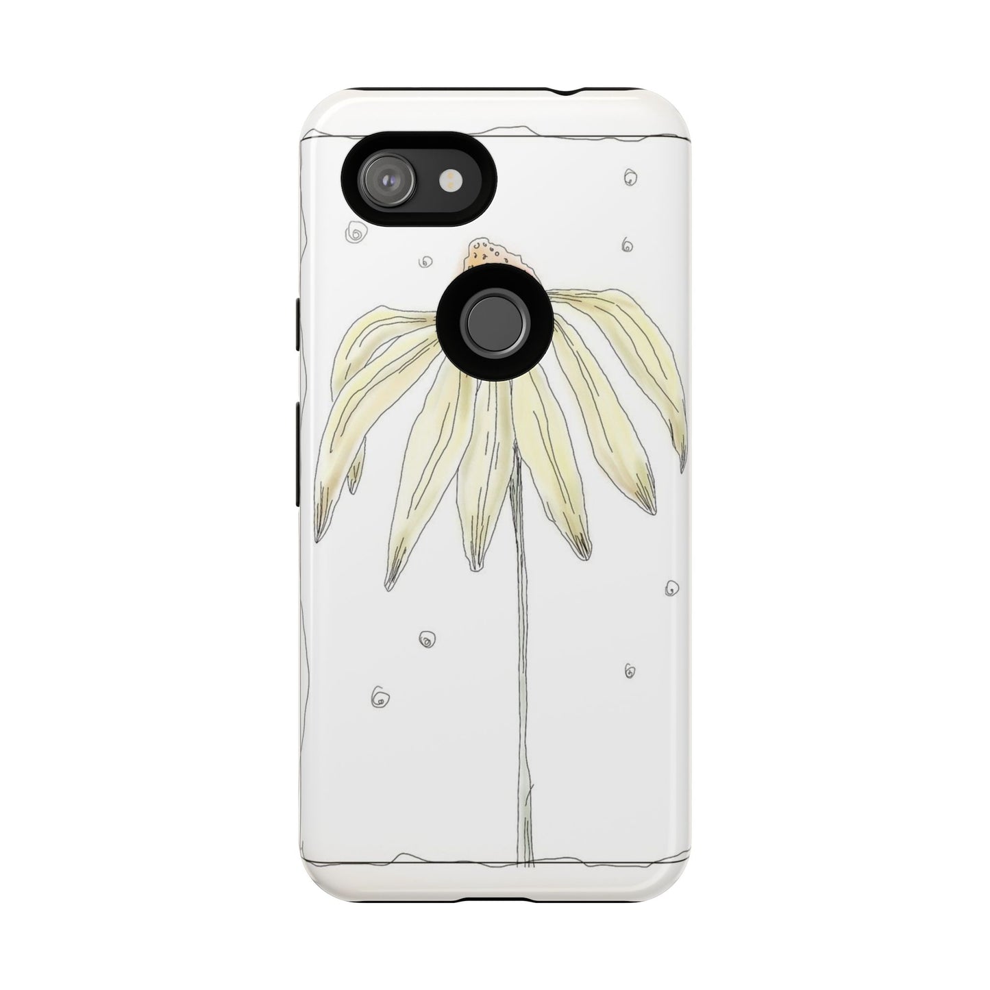 Flower Phone Case with Delicate Design, Tough Phone Cover, Nature Lover Gift, Floral Tech Accessory, Stylish Phone Protection