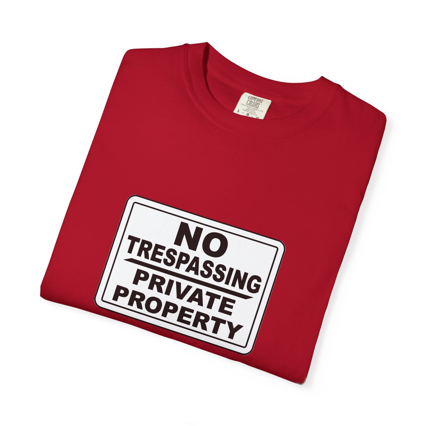 Unisex Garment-Dyed T-Shirt with Bold 'No Trespassing' Design | Casual Wear, Gift for Outdoors Lovers, Funny Shirt, Statement Tee, [...]