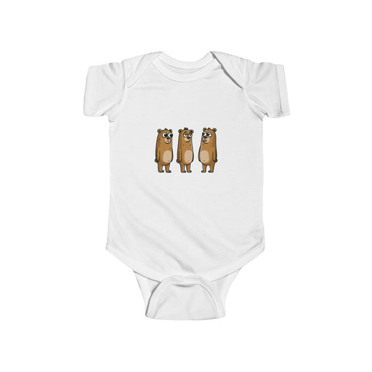 Cute Bear Infant Bodysuit, Adorable Baby Clothes, Baby Shower Gift, Cute Animal Outfit, Toddler Clothing, Infant Apparel