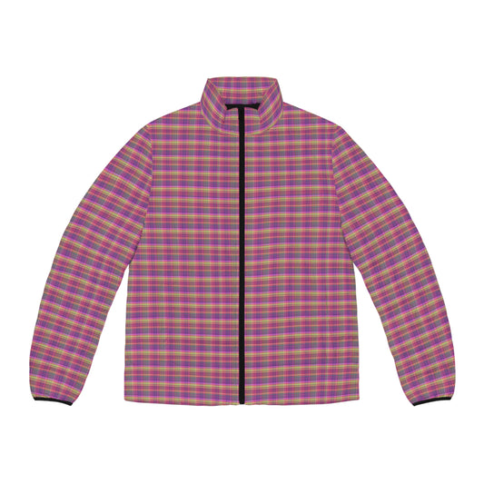 Colorful Men's Puffer Jacket, Stylish Outdoor Wear, Trendy Fashion Jacket, Casual Winter Apparel, Cozy Layering Piece, Perfect Gift for Him