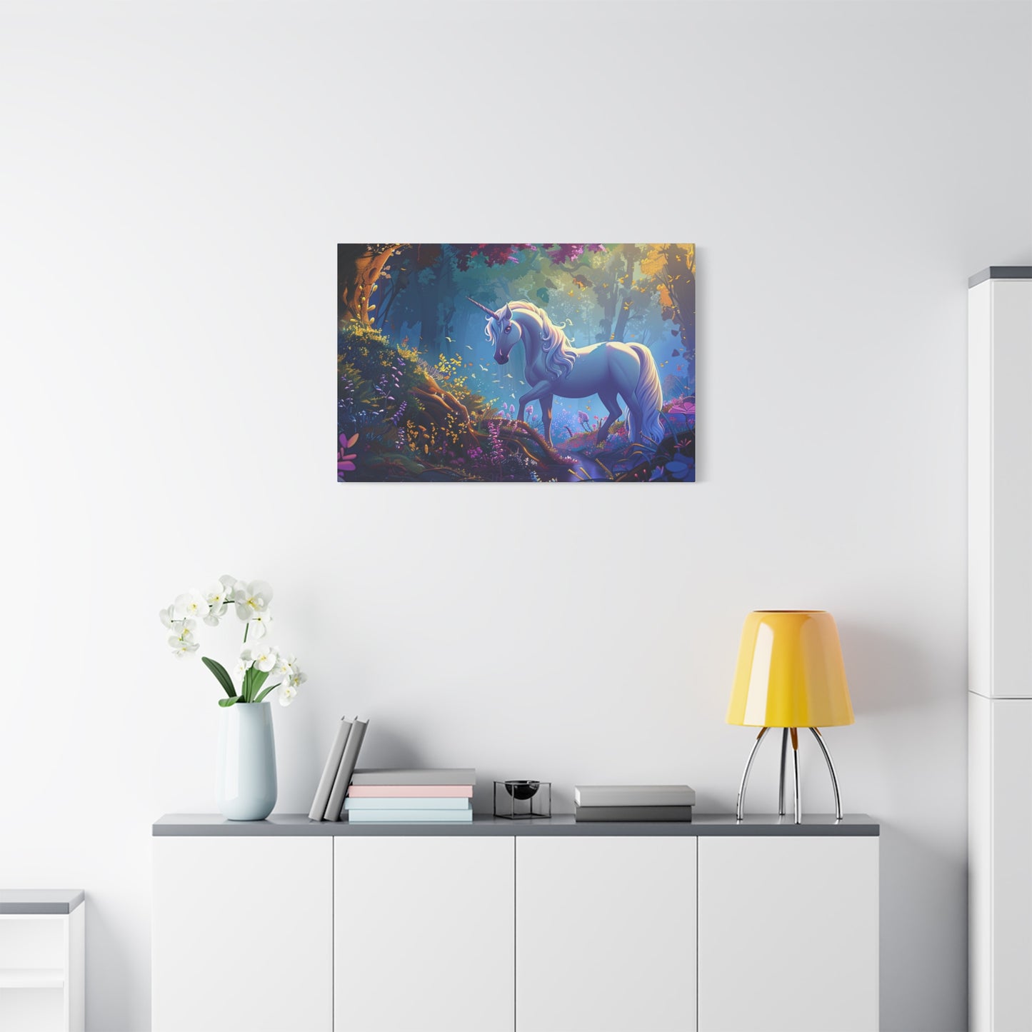 Matte Canvas, Stretched, 1.25" - Unicorn