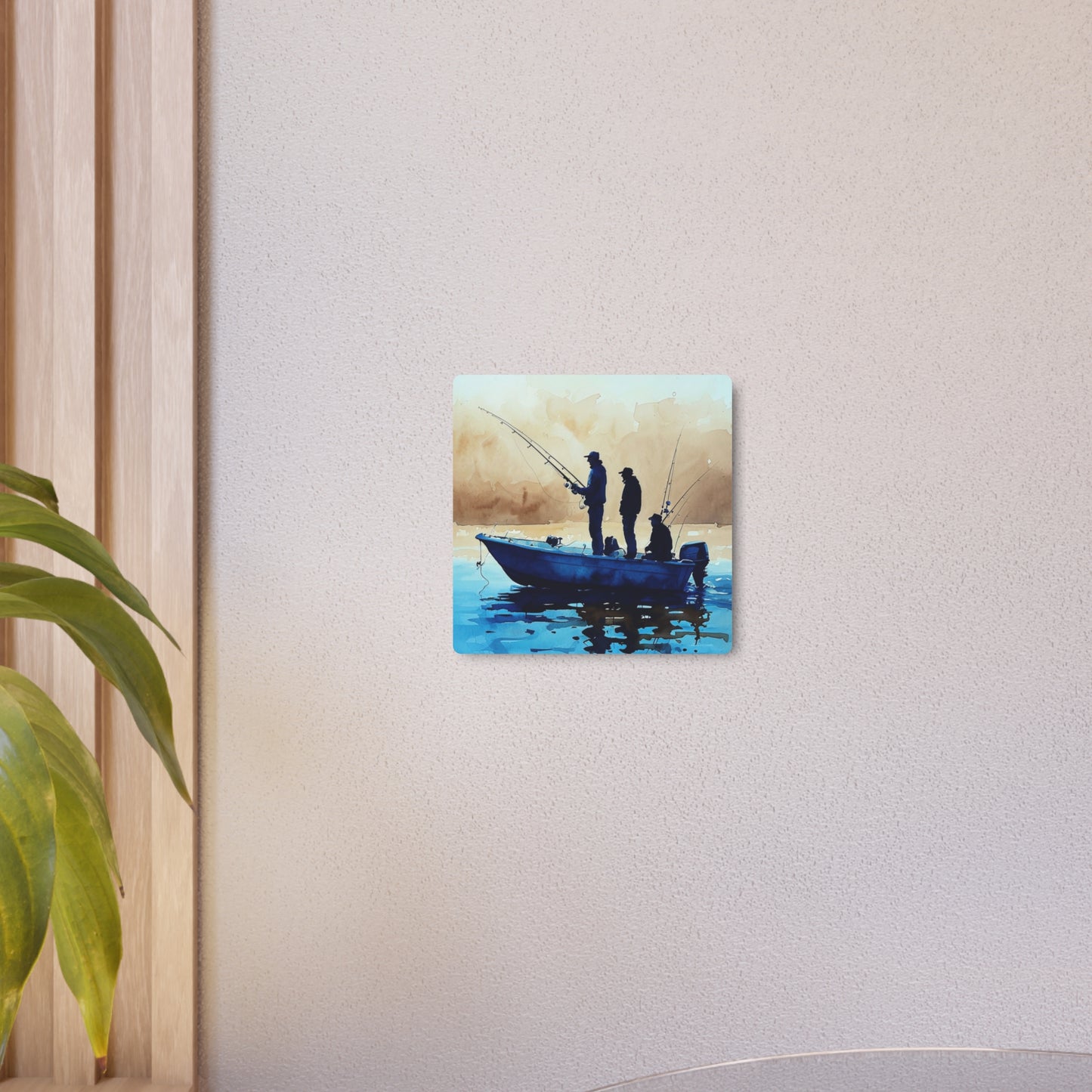Fishing Metal Art Sign - Perfect Gift for Fishermen, Man Cave Decor, Nautical Wall Art, Outdoor Enthusiast Gift, Fishing Lover Decor