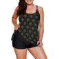 Plus Size Women Tankini 2-Piece Swimsuit