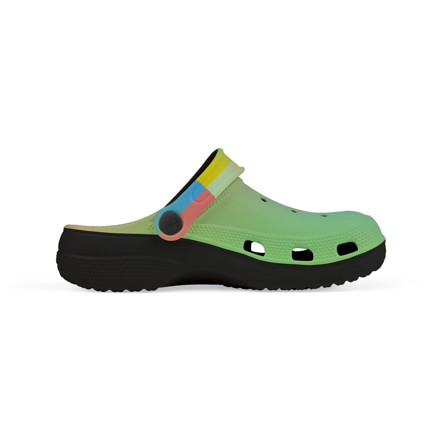 Rainbow Kids' EVA Foam Clogs, Colorful Summer Footwear, Playful Garden Shoes, Fun Outdoor Clogs, Comfortable Kids' Summer Sandals