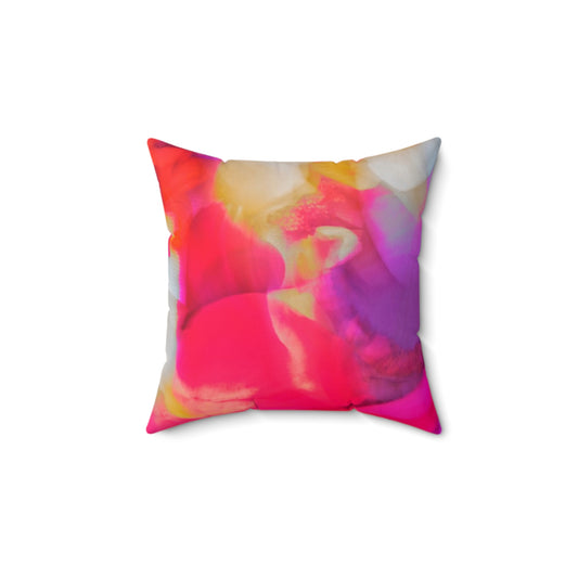 Boho Abstract Throw Pillow - Cozy Home Decor, Cushion for Living Room, Bedroom, Gift for Her, Colorful Accent Pillow