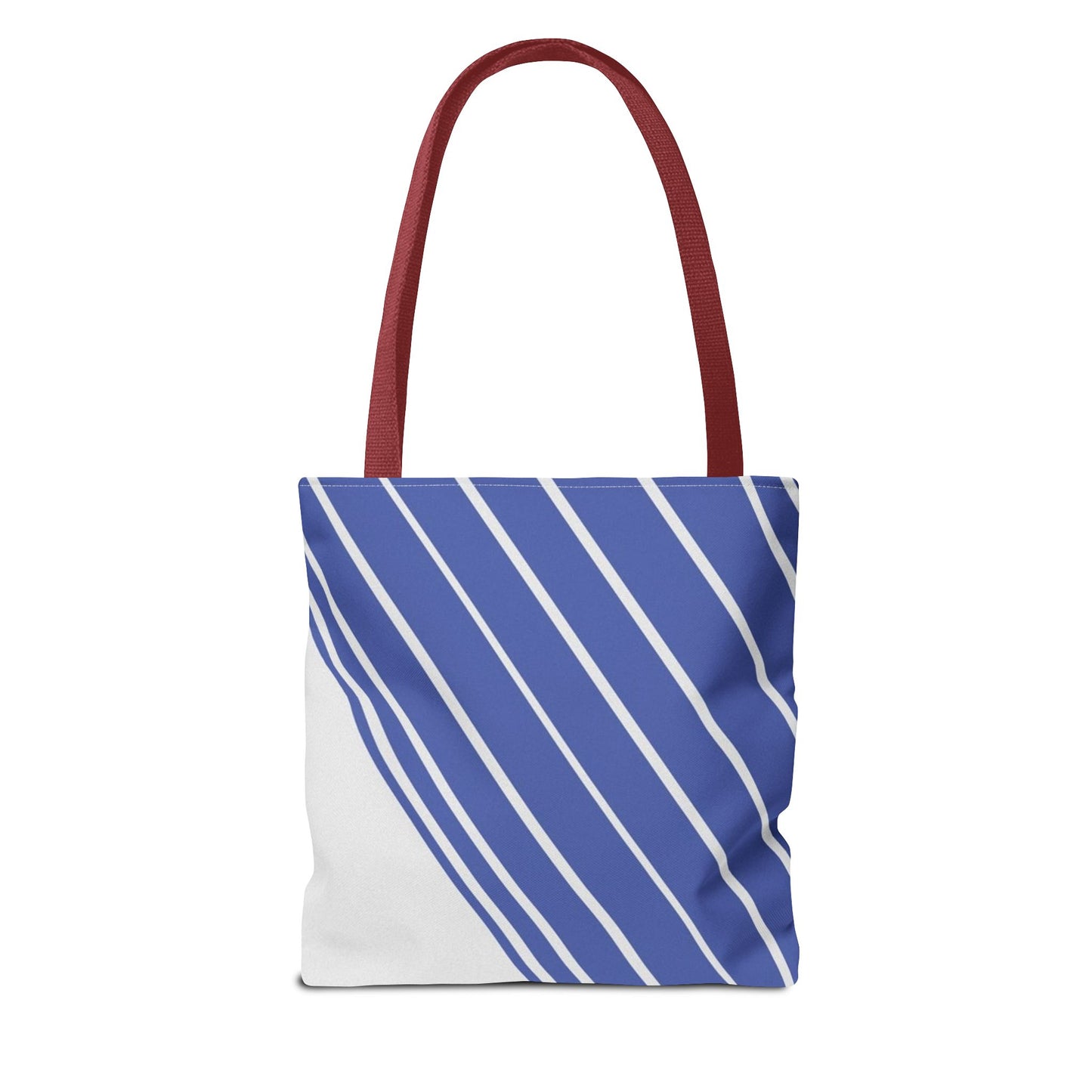 Chic Blue Striped Tote Bag, Stylish Reusable Shopping Bag, Beach Bag, Everyday Carry, Gift for Her