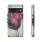 Rose Phone Case – Tough Cases, Floral Phone Cover, Gift for Her, Minimalist Design, Nature Lover's Accessory, Birthday Gift Idea